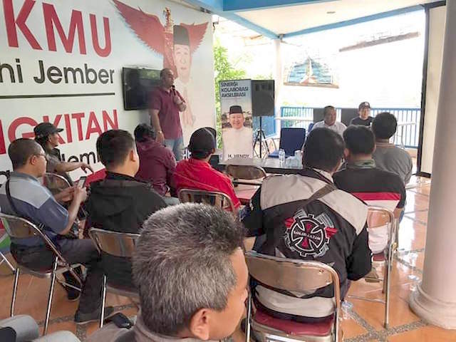 Komunitas Ojol Jember Dukung H Hendy Siswanto